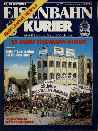   Eisenbahn-Kurier Heft Nr. 10/91 (Oktober 1991). 
