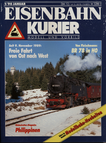   Eisenbahn-Kurier Heft Nr. 1/90 (Januar 1990). 