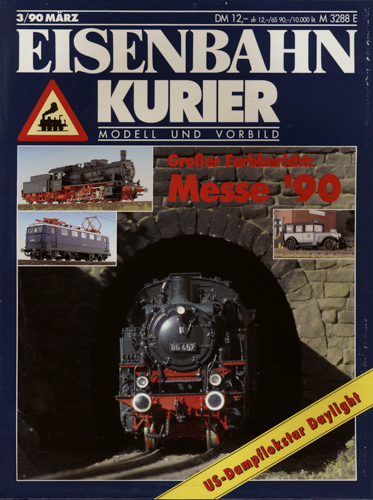   Eisenbahn-Kurier Heft Nr. 3/90 (März 1990). 