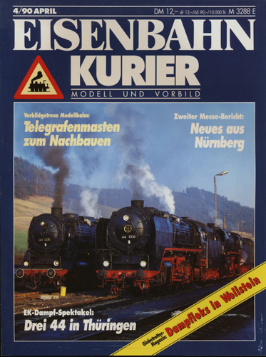   Eisenbahn-Kurier Heft Nr. 4/90 (April 1990). 
