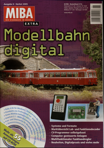   MIBA Extra Heft 6/2005: Modellbahn digital (mit CD-ROM). 
