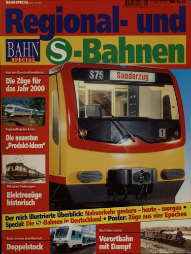   Bahn-Special Heft 9504 (4/1995): Regional- und S-Bahnen. 