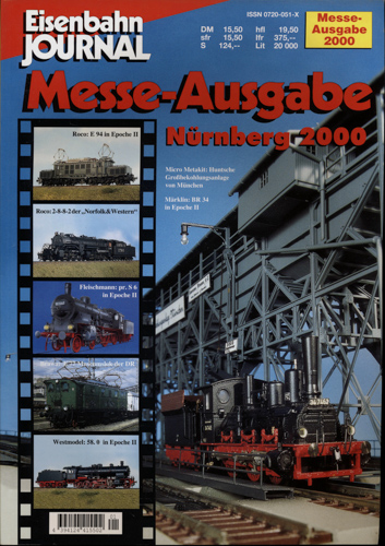   Eisenbahn Journal Messe-Ausgabe Nürnberg 2000. 