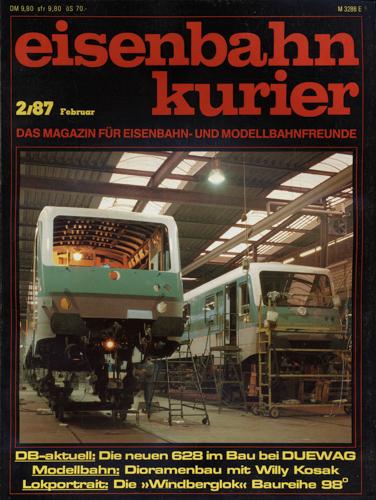   Eisenbahn-Kurier Heft Nr. 2/87 (Februar 1987). 