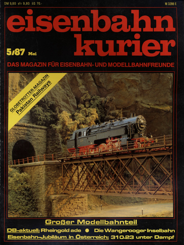   Eisenbahn-Kurier Heft Nr. 5/87 (Mai 1987). 