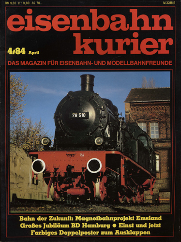   Eisenbahn-Kurier Heft Nr. 4/84 (April 1984). 