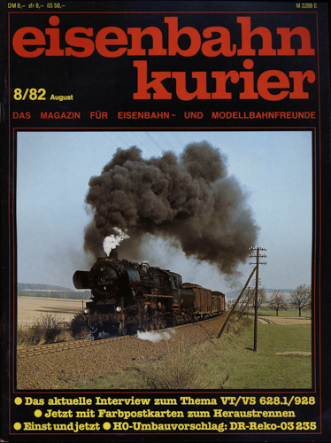  Eisenbahn-Kurier Heft Nr. 8/82 (August 1982). 
