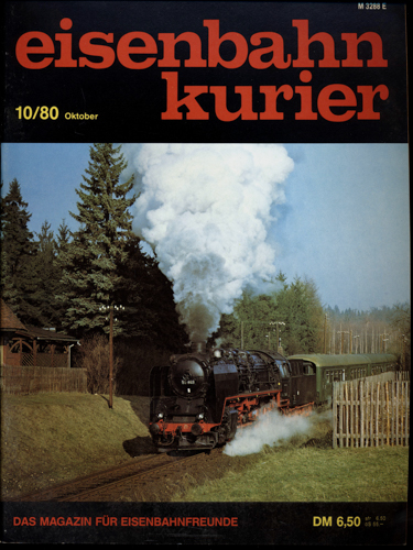   Eisenbahn-Kurier Heft Nr. 10/80 (Oktober 1980). 