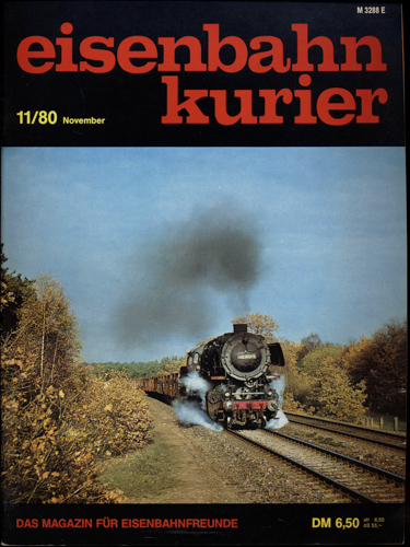   Eisenbahn-Kurier Heft Nr. 11/80 (November 1980). 
