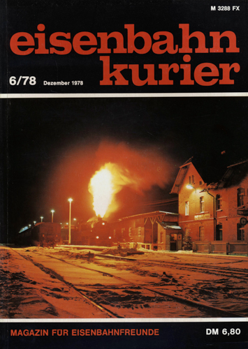   Eisenbahn-Kurier Heft Nr. 6/78 (Juni 1978). 