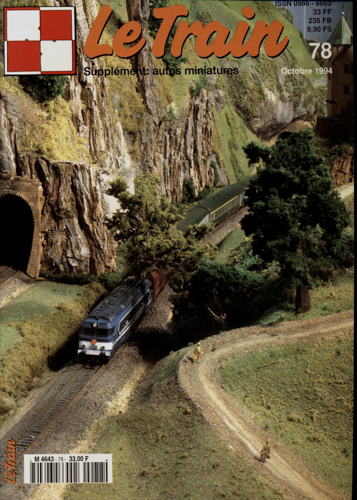   Le Train (supplément: autos miniatures) no. 78 (Octobre 1994). 