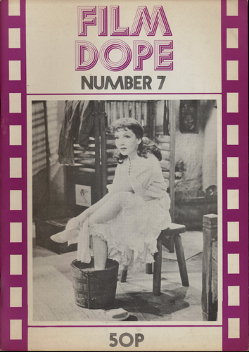   Film Dope No. 7 (April 1975). 
