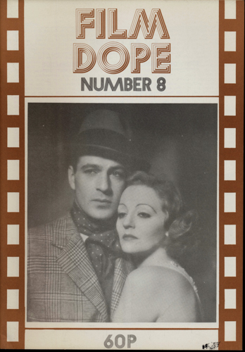   Film Dope No. 8 (October 1975). 