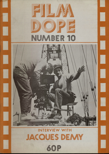   Film Dope No. 10 (September 1976): Interview with Jacques Demy. 