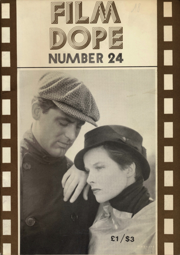   Film Dope No. 24 (March 1982). 