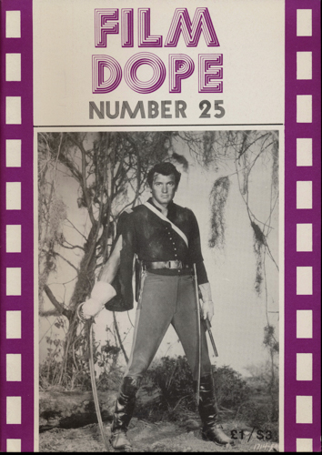   Film Dope No. 25 (November 1982). 