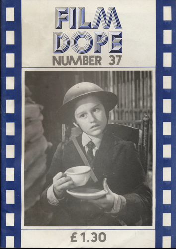   Film Dope No. 37 (June 1987). 