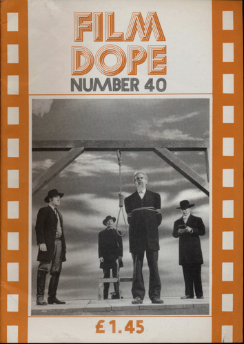   Film Dope No. 40 (January 1989). 