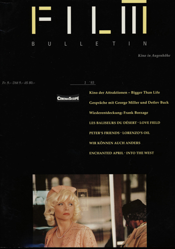   Film Bulletin. Kino in Augenhöhe Heft 1/93 (1993). 