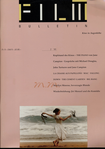   Film Bulletin. Kino in Augenhöhe Heft 2/93 (1993). 