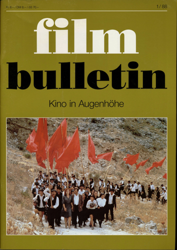   Film Bulletin. Kino in Augenhöhe Heft 1/88 (1988). 