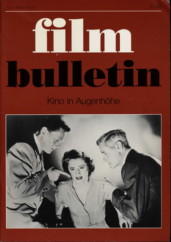   Film Bulletin. Kino in Augenhöhe Heft 2/88 (1988). 