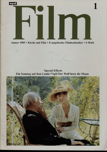   epd (Evangelischer Pressedienst) Film Heft 1/1985 (Januar 1985): Special Effects. Ein Sonntag auf dem Lande/Vigil/Der Wolf hetzt die Meute. 