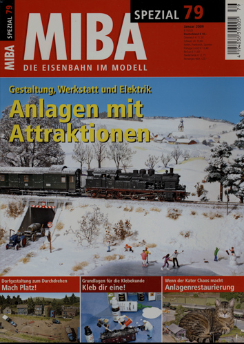   MIBA Spezial Heft 79 (Januar 2009): Anlagen mit Attraktionen. Gestaltung, Werkstatt und Elektrik. 