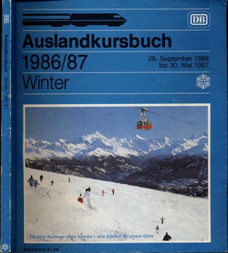   Auslandskursbuch Winter 1986/87. 