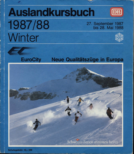   Auslandskursbuch Winter 1987/88. 