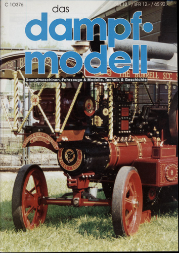   Das Dampfmodell (Fachzeitschrift) Heft 3/1995 (Aug./Sept./Okt. 95). 