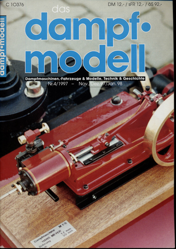   Das Dampfmodell (Fachzeitschrift) Heft 4/1997 (Nov./Dez. 97/Jan. 98). 