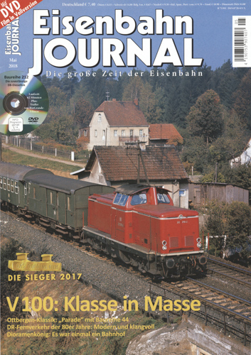   Eisenbahn Journal Heft Mai 2018: V 100: Klasse in Masse (ohne DVD!). 
