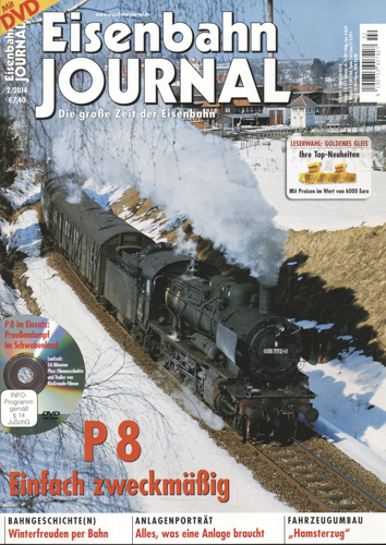   Eisenbahn Journal Heft 2/2014: P 8: Einfach zweckmäßig (ohne DVD!). 