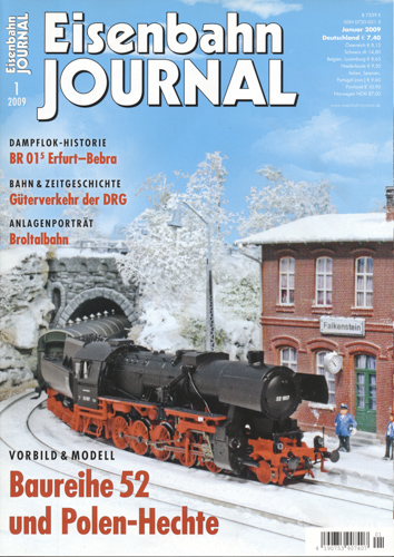   Eisenbahn Journal Heft 1/2009: Baureihe 52 und Polen-Hechte: Vorbild und Modell. 