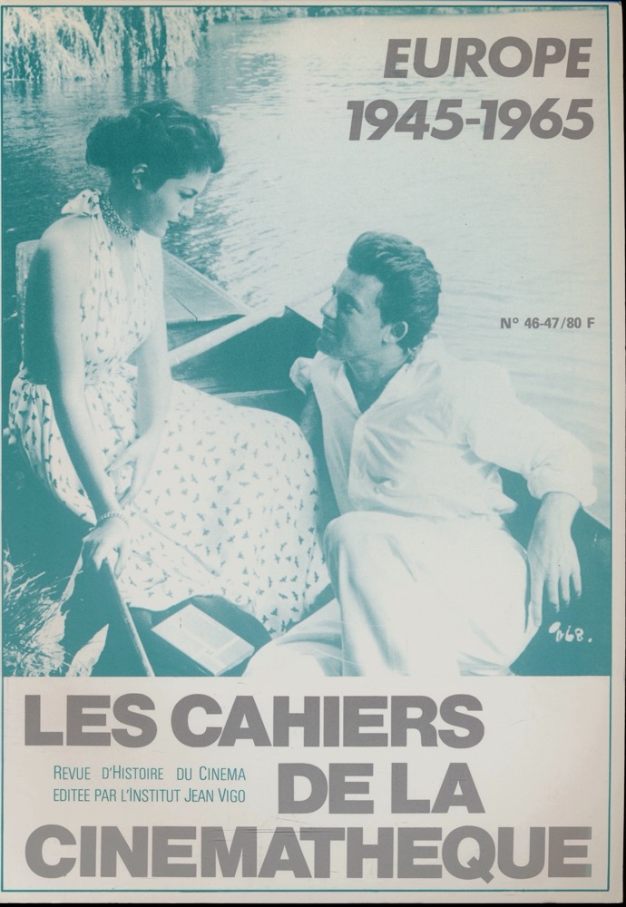  Les Cahiers de la Cinemathéque no. 46-47: Europe 1945-1965. 