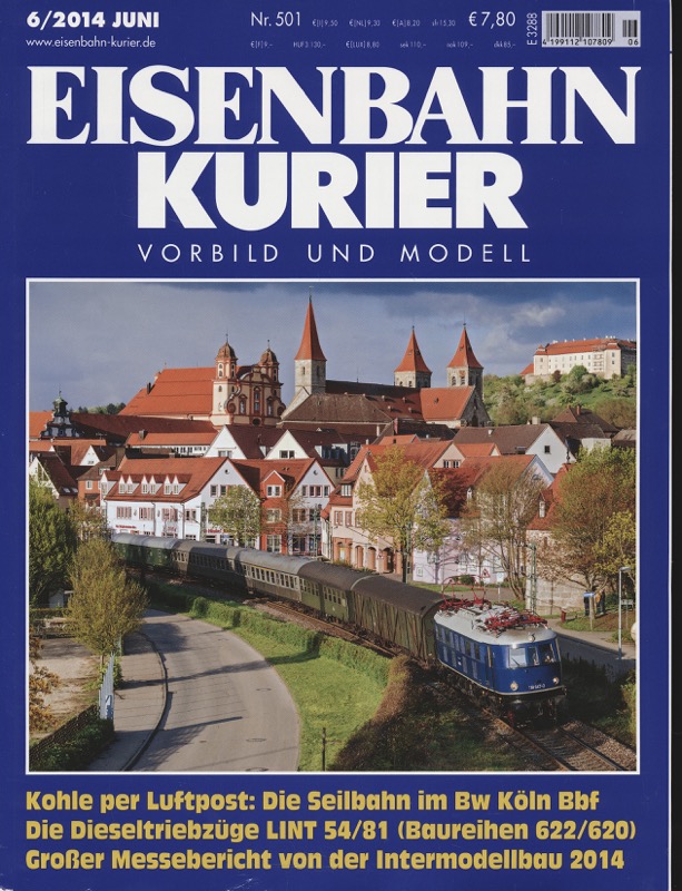 Div.  Eisenbahn-Kurier. Modell und Vorbild. hier: Heft Nr. 501 (6/2014 Juni). 