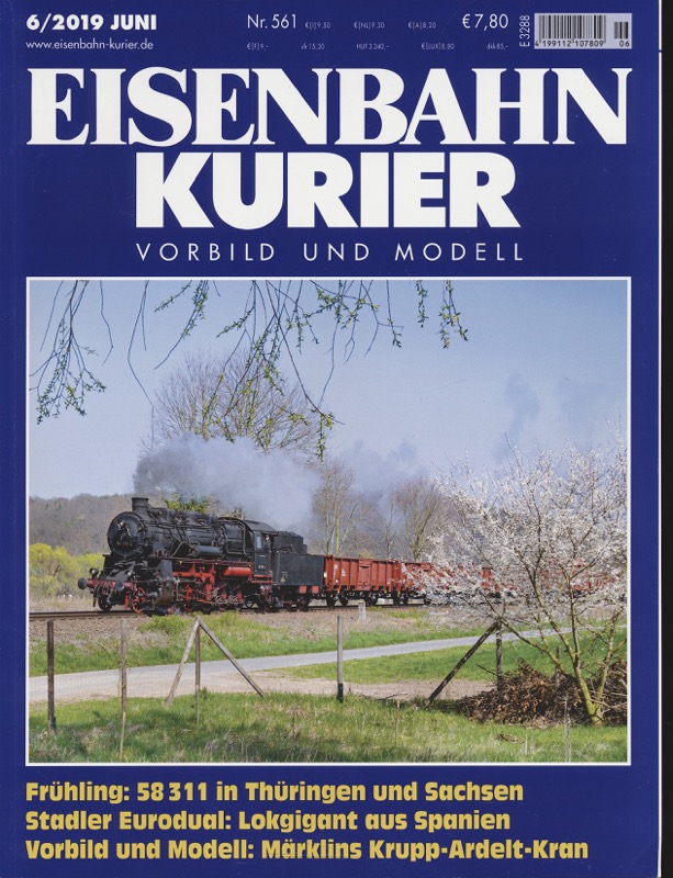   Eisenbahn-Kurier. Modell und Vorbild. hier: Heft Nr. 561 (6/2019 Juni). 