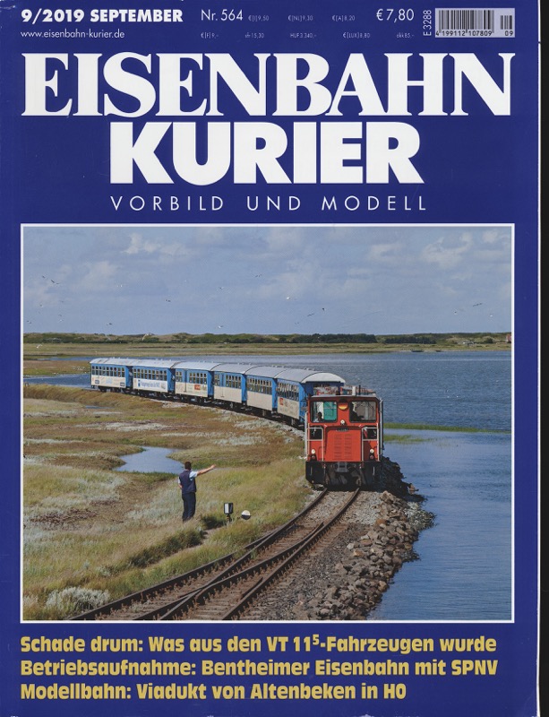  Eisenbahn-Kurier. Modell und Vorbild. hier: Heft Nr. 564 (9/2019 September). 