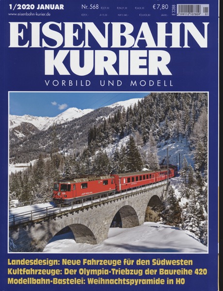   Eisenbahn-Kurier. Modell und Vorbild. hier: Heft Nr. 568 (1/2020 Januar). 