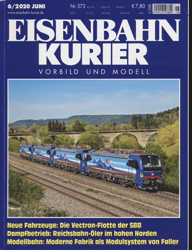   Eisenbahn-Kurier. Modell und Vorbild. hier: Heft Nr. 573 (6/2020 Juni). 
