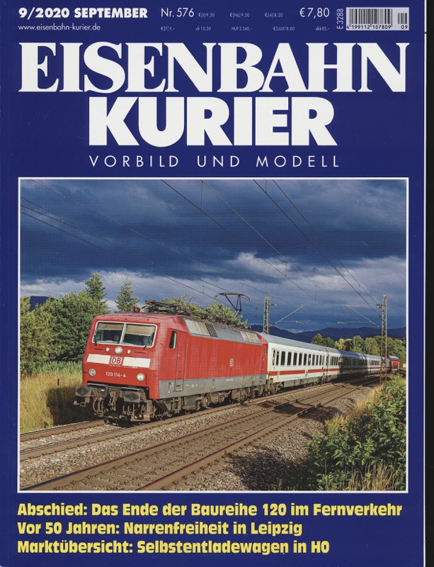   Eisenbahn-Kurier. Modell und Vorbild. hier: Heft Nr. 576 (9/2020 September). 