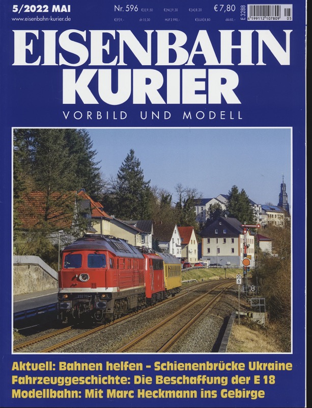   Eisenbahn-Kurier. Modell und Vorbild. hier: Heft Nr. 596 (5/2022 Mai). 