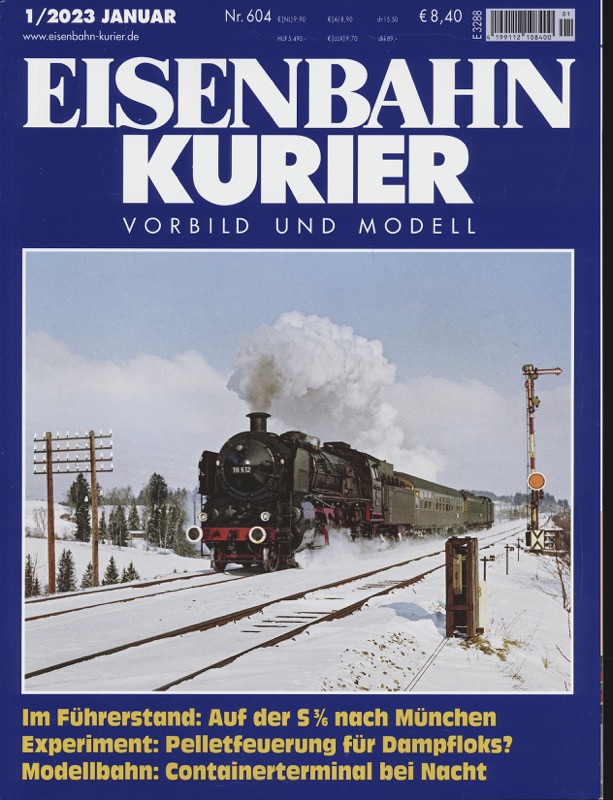   Eisenbahn-Kurier. Modell und Vorbild. hier: Heft Nr. 604 (1/2023 Januar). 