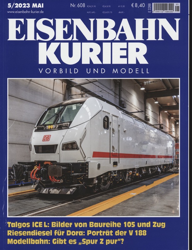   Eisenbahn-Kurier. Modell und Vorbild. hier: Heft Nr. 608 (5/2023 Mai). 