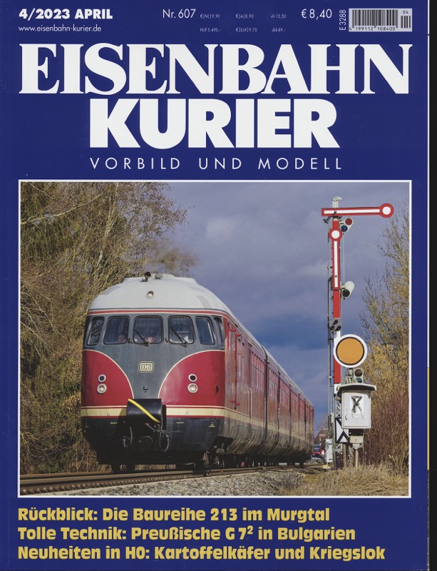   Eisenbahn-Kurier. Modell und Vorbild. hier: Heft Nr. 607 (4/2023 April). 