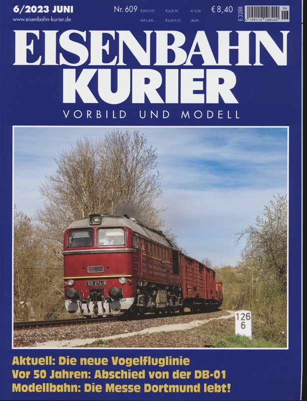   Eisenbahn-Kurier. Modell und Vorbild. hier: Heft Nr. 609 (6/2023 Juni). 