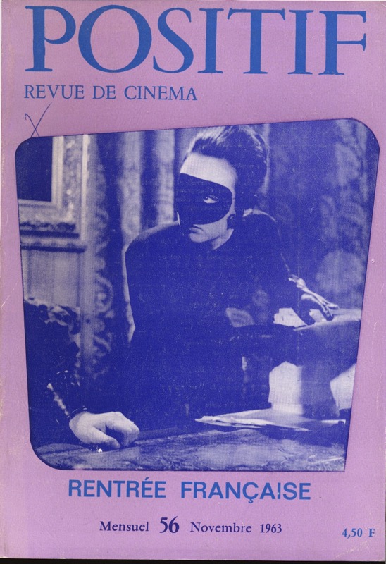   POSITIF. Revue de Cinéma no. 56 (Novembre 1963): Rentrée Francaise. 