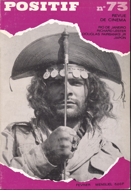  POSITIF. Revue de Cinéma no. 73 (Fevrier 1966): Rio de Janeiro / Richard Lester / Douglas Fairbanks Jr. / Japon. 