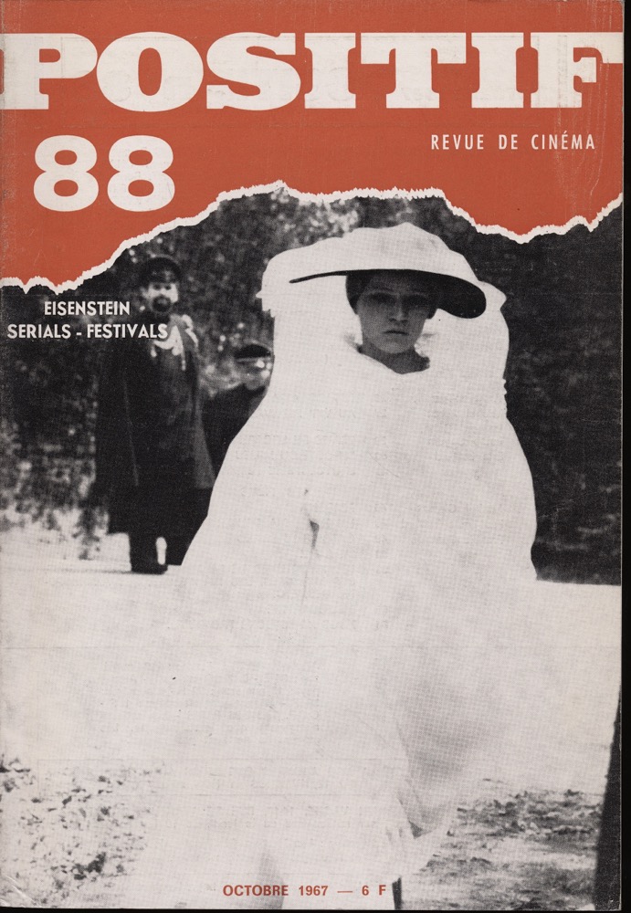   POSITIF. Revue de Cinéma no. 88 (Octobre 1967): Eisenstein / Serials-Festivals. 